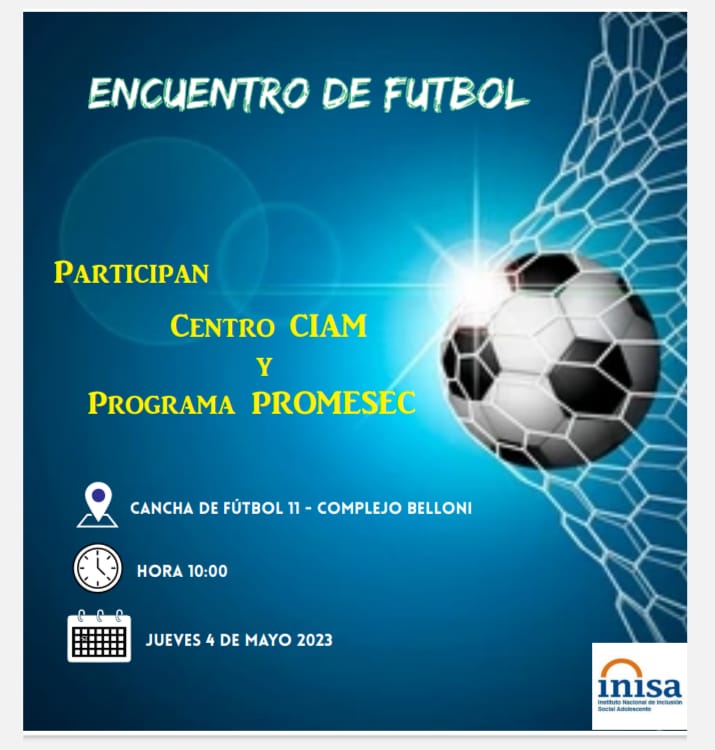 afiche encuentro de ftbol