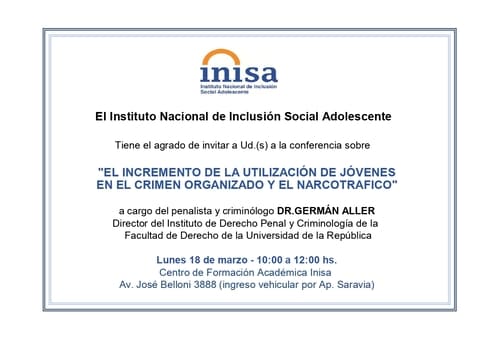 Invitación a la conferencia