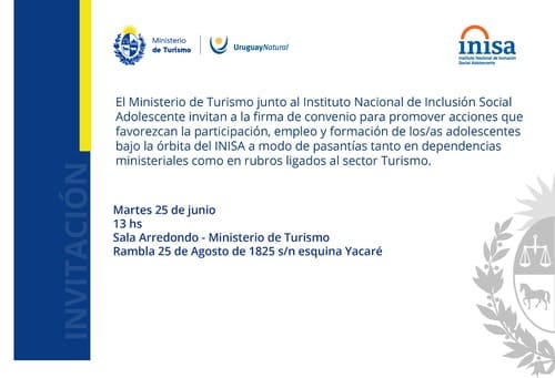 Invitación Firma del convenio